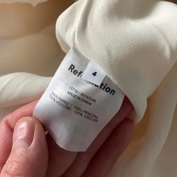 Size 4 Reformation Butterfly Dress - Picture 5 of 7